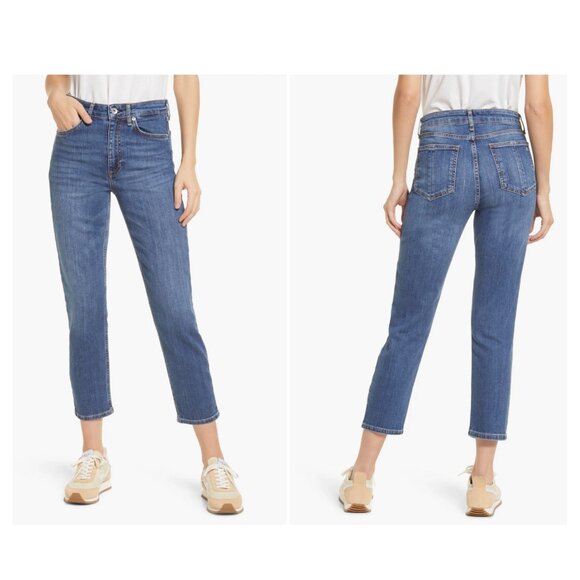 Rag & Bone Nina High Rise Ankle Cigarette Jeans - Size 25 - Picture 6 of 6